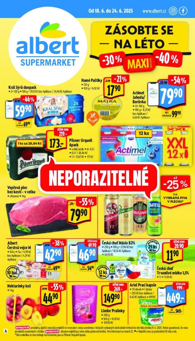 Albert supermarket leták 21. - 28.9.