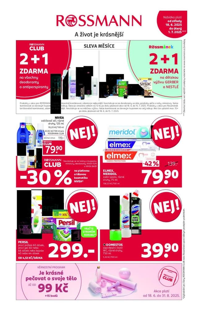 Rossmann drogerie leták 22.9. - 5.10.